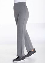 Jazzpants mit Dehnbund DUNKELGRAU MELIERT