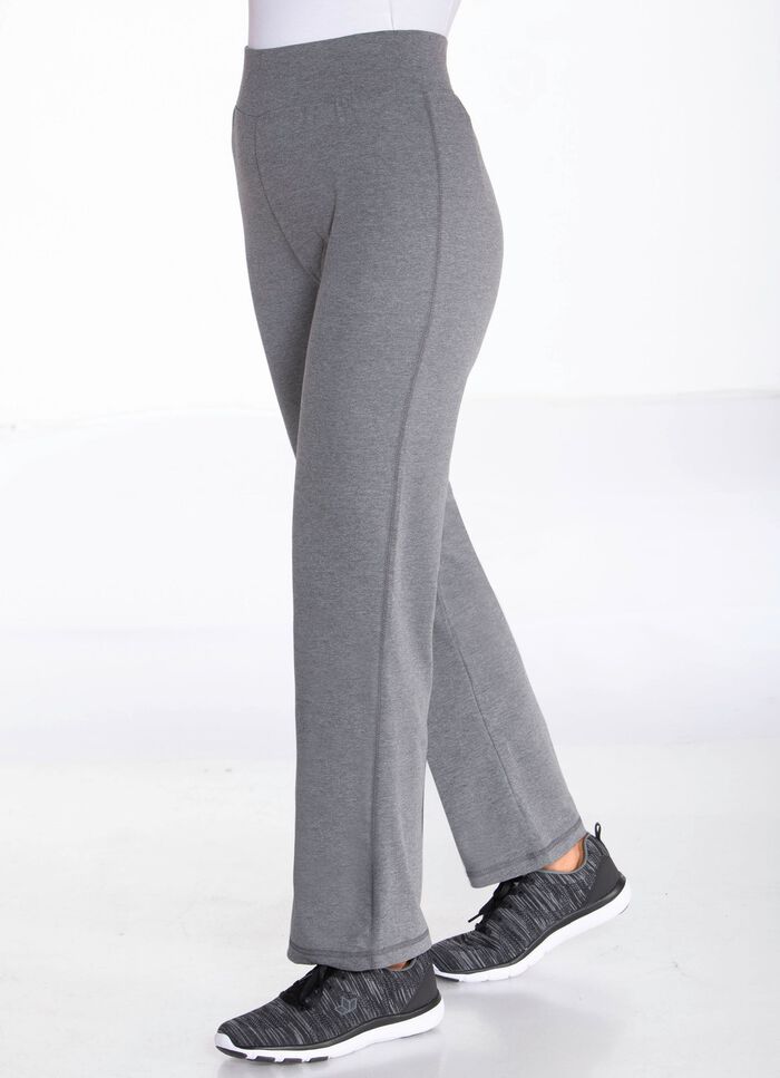 Jazzpants mit Dehnbund DUNKELGRAU MELIERT