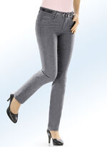 Hose mit angenehm weicher, wärmender Innenseite MITTELGRAU MEL.