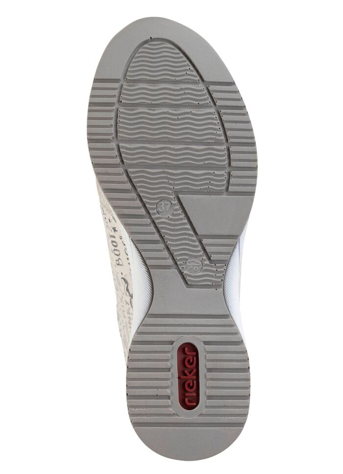 Rieker Schn&uuml;r-Sneaker aus bedrucktem Synthetikmaterial 