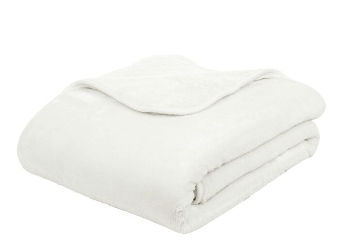 Premium Cashmere-Feeling Schlafdecken und Kissen CREME