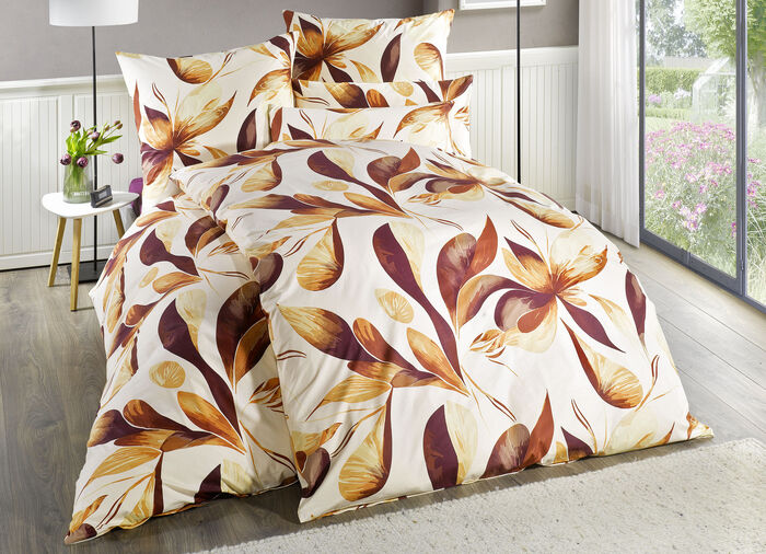 Beidseitig bedruckte Bettwäsche-Garnitur von Florella TERRA