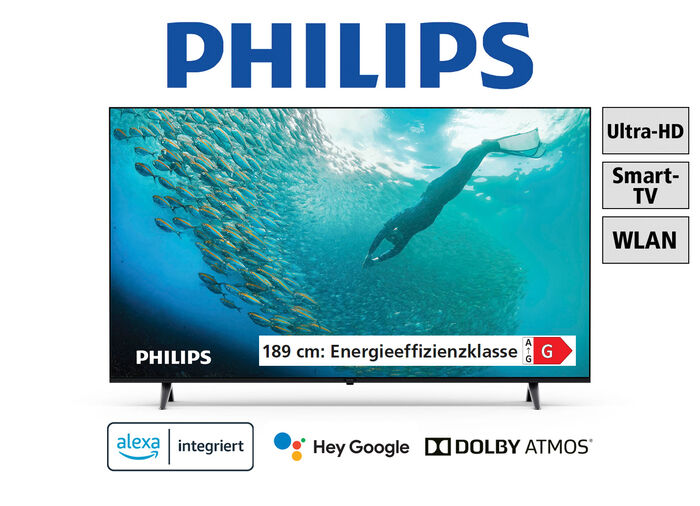 Philips PUS7009/12 4K-Ultra-HD-LED-Fernseher 