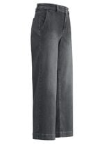 Jeans-Culotte mit luftig-weitem Bein 