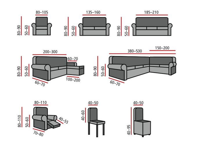Stuhlbez&uuml;ge in beliebter Stretch-Qualit&auml;t TAUPE