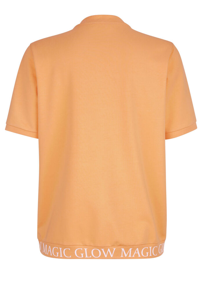 Sweatjacke mit Rippenbündchen 