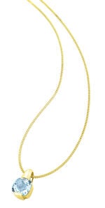 Moderner Anh&auml;nger mit Blautopas 