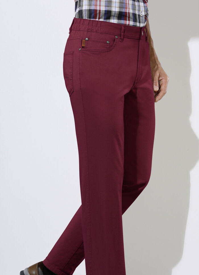 "Francesco Botti"-Hose in 4 Farben ROT