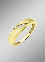 Zeitlose Eleganz: Damenring mit 3 Brillanten 