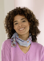 Schal mit grafischem Dessin 