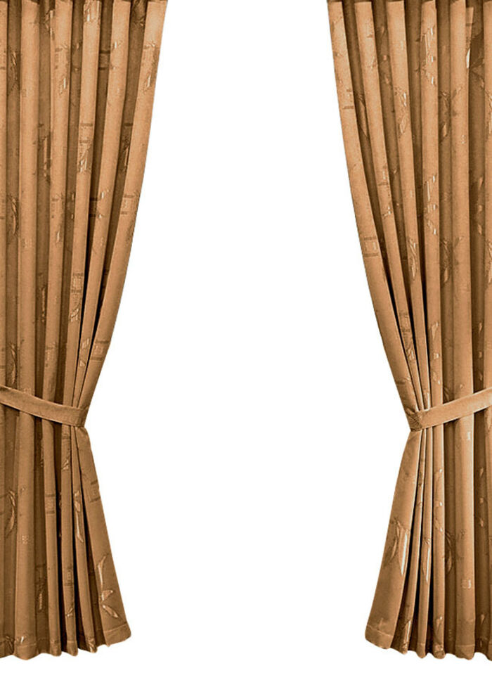 Übergardinen-Garnitur mit Universalschienenband BRAUN