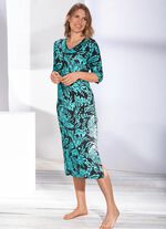 Hauskleid mit V-Ausschnitt 