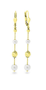 Ohrringe mit Süßwasser-Zuchtperlen 