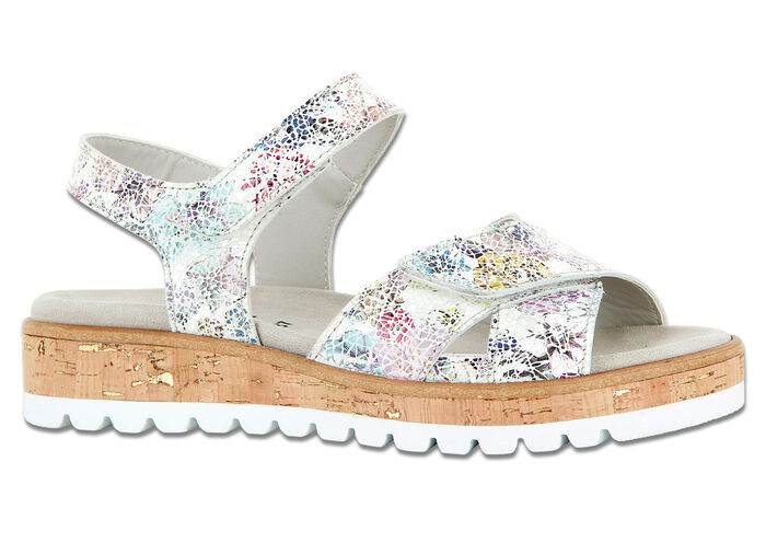FLORETT Leder Sandalette MULTICOLOR