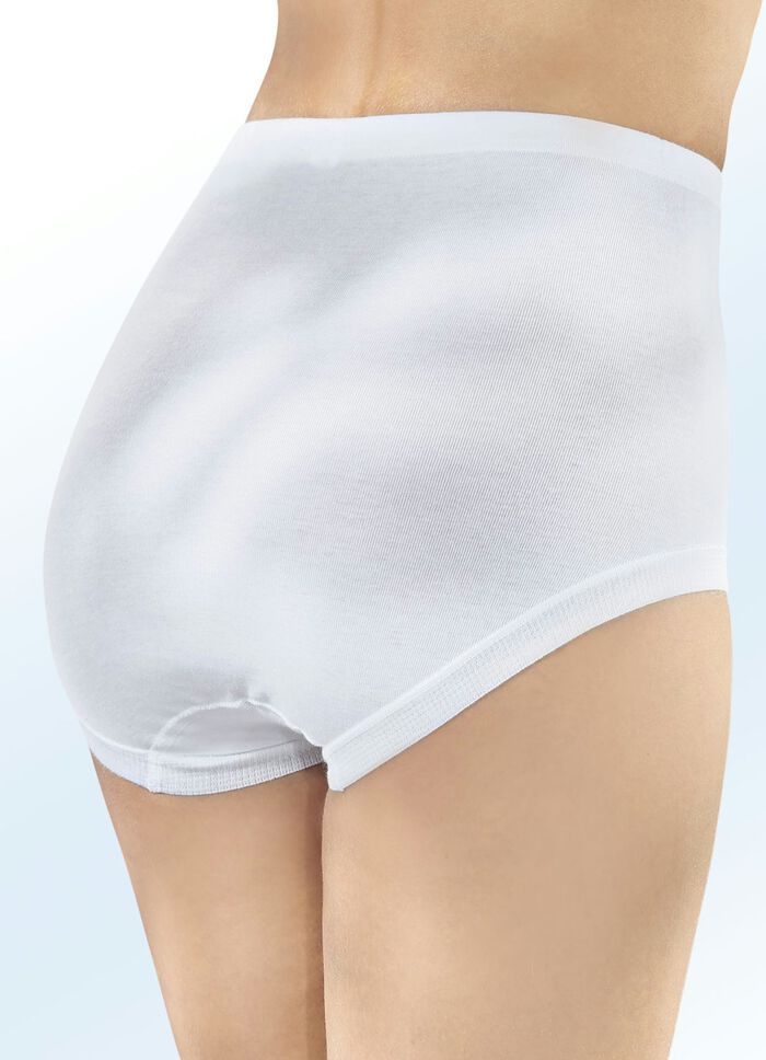 Schöller Fünferpack Slips mit auswechselbarem Gummizug 