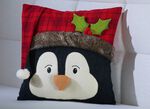 Kissenbezug Weihnachtspinguin 