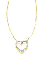 Romantische Halskette mit 25 Diamanten 