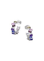 Funkelnde Vielfalt: Creolen mit synth. Zirkonia 