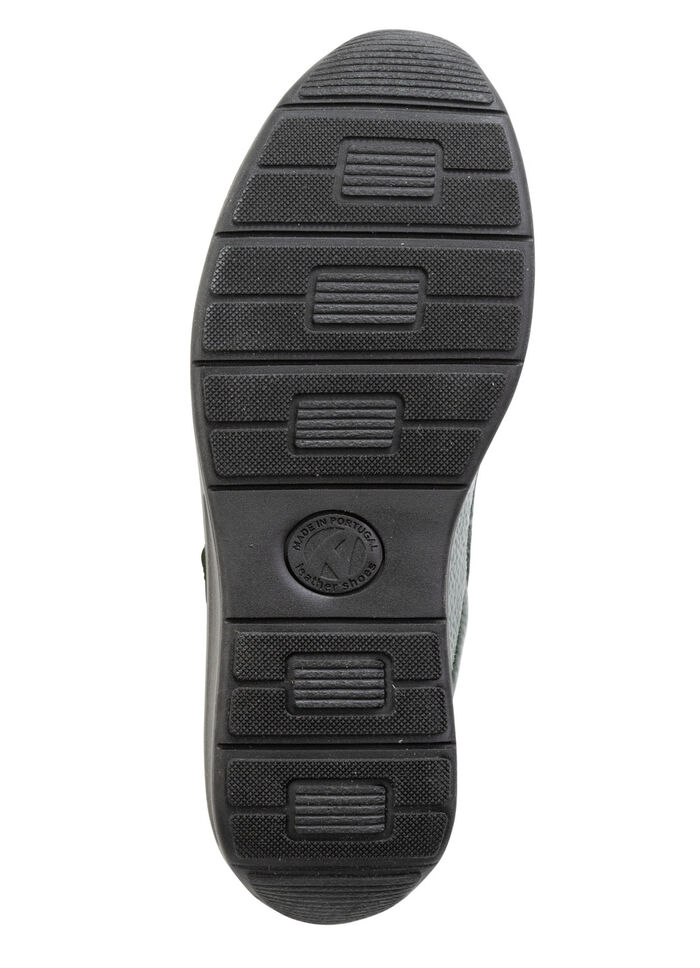 ELENA EDEN Slipper aus Lackleder GRÜN