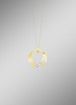 Strahlender Glanz – exquisiter Anhänger mit synth. Zirkonia 