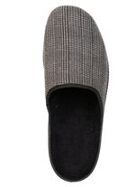 Klassiche Herren-Hausschuhe, mit anatomisch geformtem Fu&szlig;bett GRAU