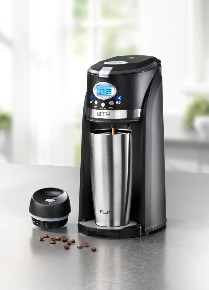 Kaffeemaschine mit integriertem Mahlwerk 