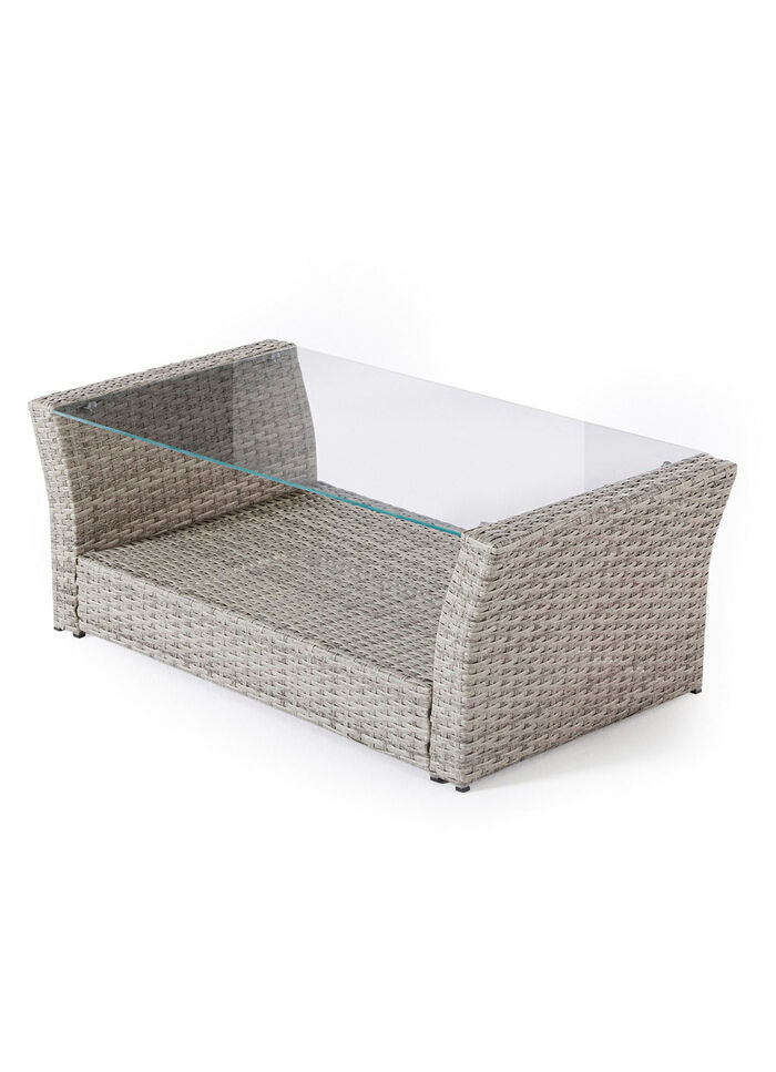 Garten-Lounge, 4-teilig mit Auflagen 