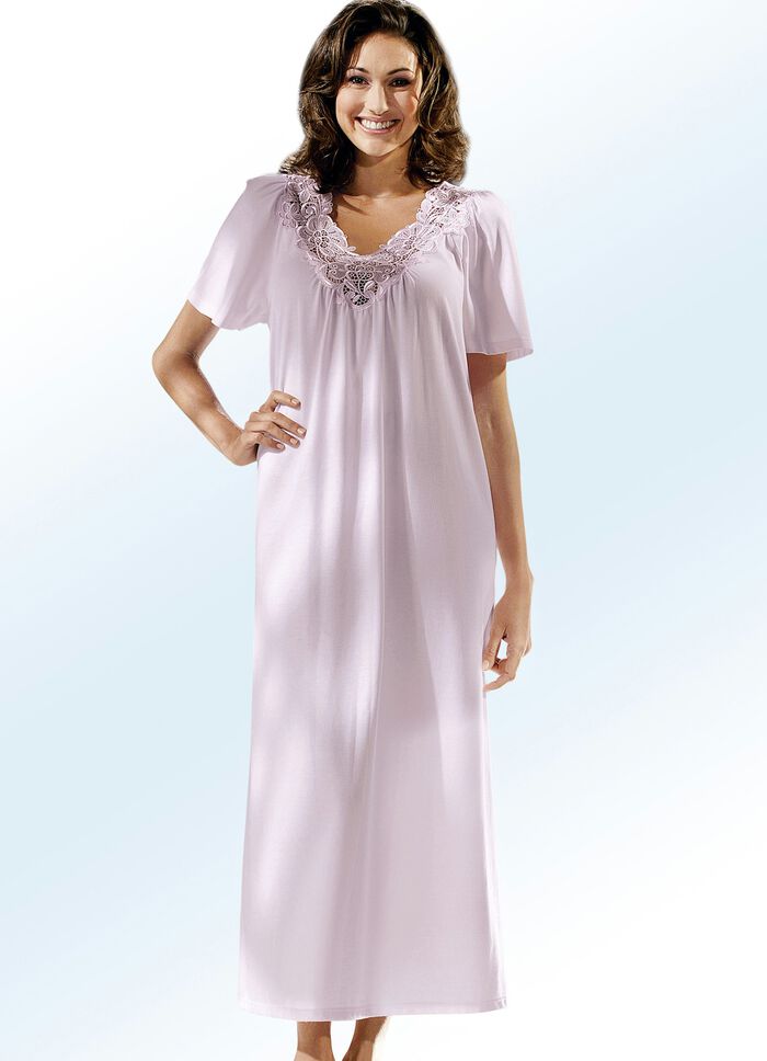 Nachthemd, Kurzarm mit Rundhals ZARTROS&Eacute;