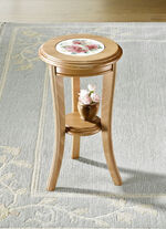 Blumenständer aus massivem Holz EICHE