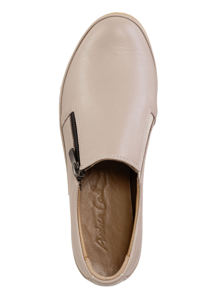 Andrea Conti Slipper aus Nappaleder KIESEL