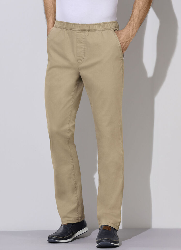 Bequeme Schlupfhose in 3 Farben BEIGE