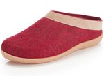 Laurina Wollfilz-Pantoffel mit Velours-Besatz 