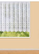 Blumenfenster-Store mit Universalschienenband 