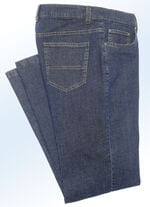 Thermojeans mit Seitentaschen  JEANSBLAU