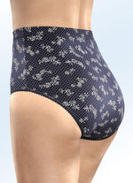 Viererpack Slips mit sandfarbenem Druckdessin 