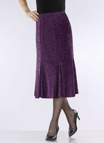 Edel schimmernder Bahnenrock BEERE