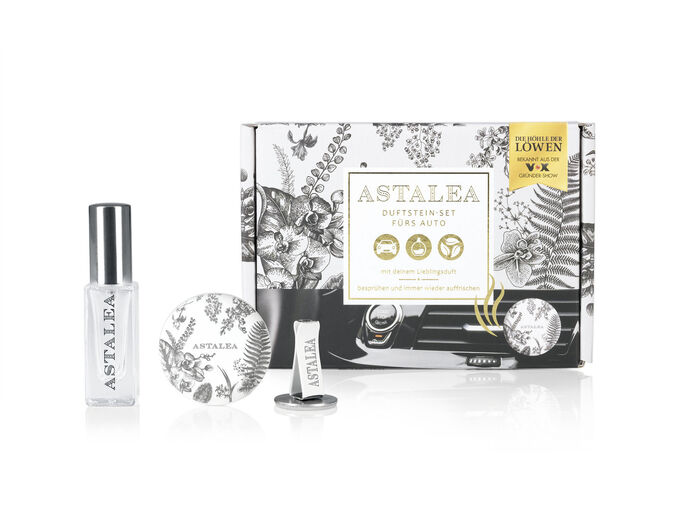 Astalea Duftstein-Set f&uuml;r Ihren Lieblingsduft im Auto BLUMEN-MOTIV