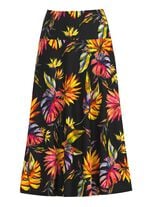 Rock mit farbbrillantem Druck 