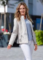 Jacke mit Rei&szlig;verschlusstaschen SAND