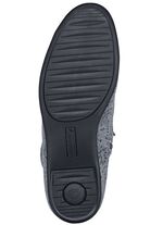 Waldl&auml;ufer Schn&uuml;r-Stiefelette mit floraler Pr&auml;gung 