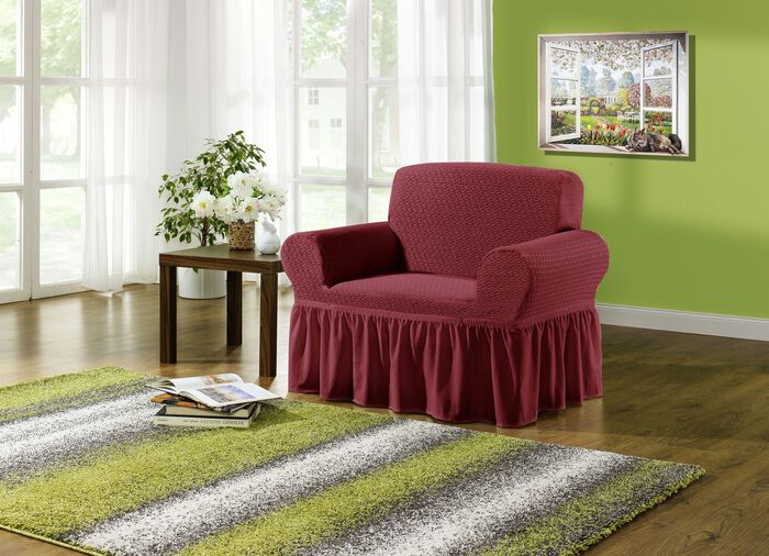 Stretchbez&uuml;ge in verschiedenen Ausf&uuml;hrungen und Farben BORDEAUX