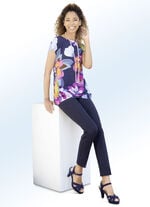 Hose mit angesagten Beinschlitzen MARINE