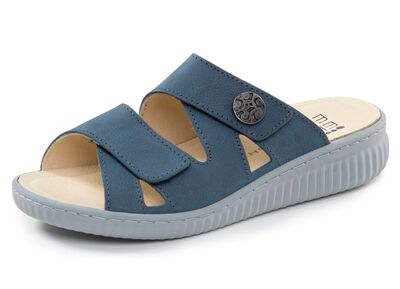 ELENA EDEN, bequeme Damen-Pantoletten, Weite H, mit herausnehmbarem Fu&szlig;bett 