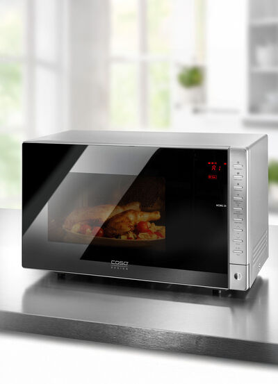 Caso Mikrowelle HCMG25 mit Heißluft-Technologie 