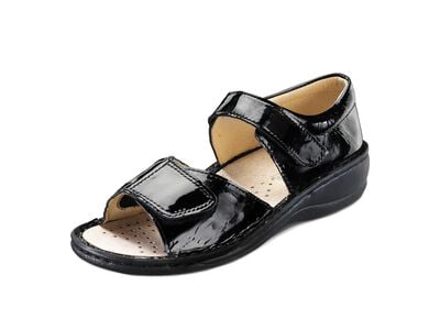 Taurus Damen-Sandalette in Lackoptik 