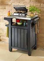 BBQ-Tisch Unity mit Edelstahl-Arbeitsplatte 