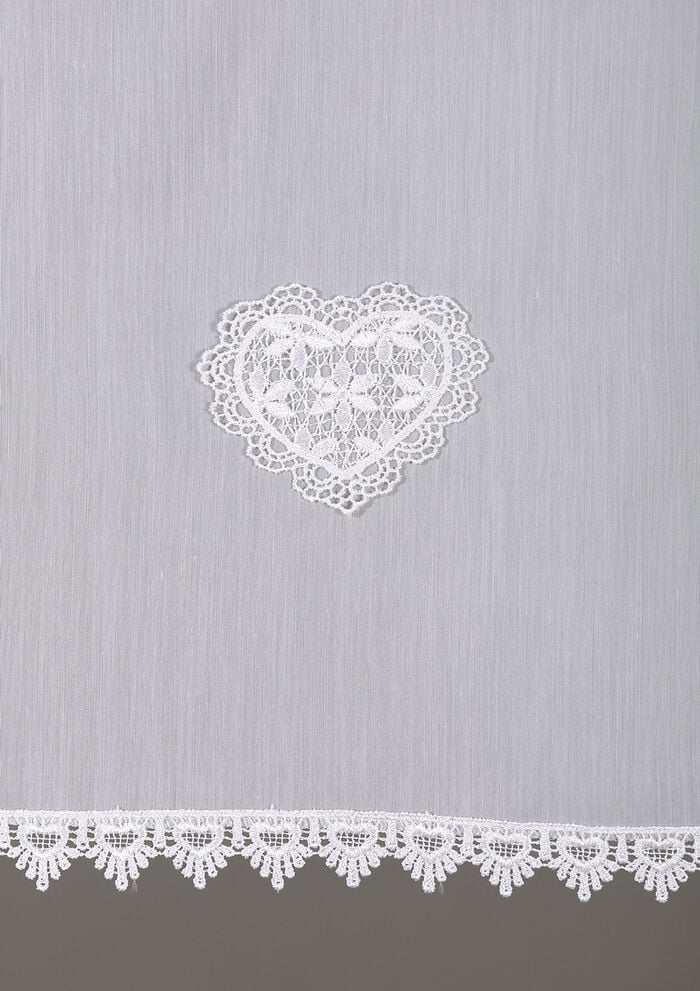 Kurzstore mit Häkelborten-Abschluss 