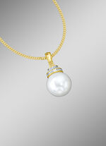 Anh&auml;nger mit Panzerkette, S&uuml;&szlig;wasser-Zuchtperle 