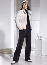 Hose in modischer Weite SCHWARZ