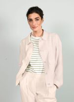 Blazer in Leinen-Optik 